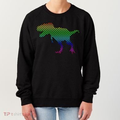 Dot Day Dinosaur TRex Women's Sweatshirt