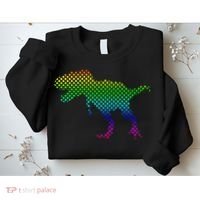 Dot Day Dinosaur TRex Sweatshirt thumb 2