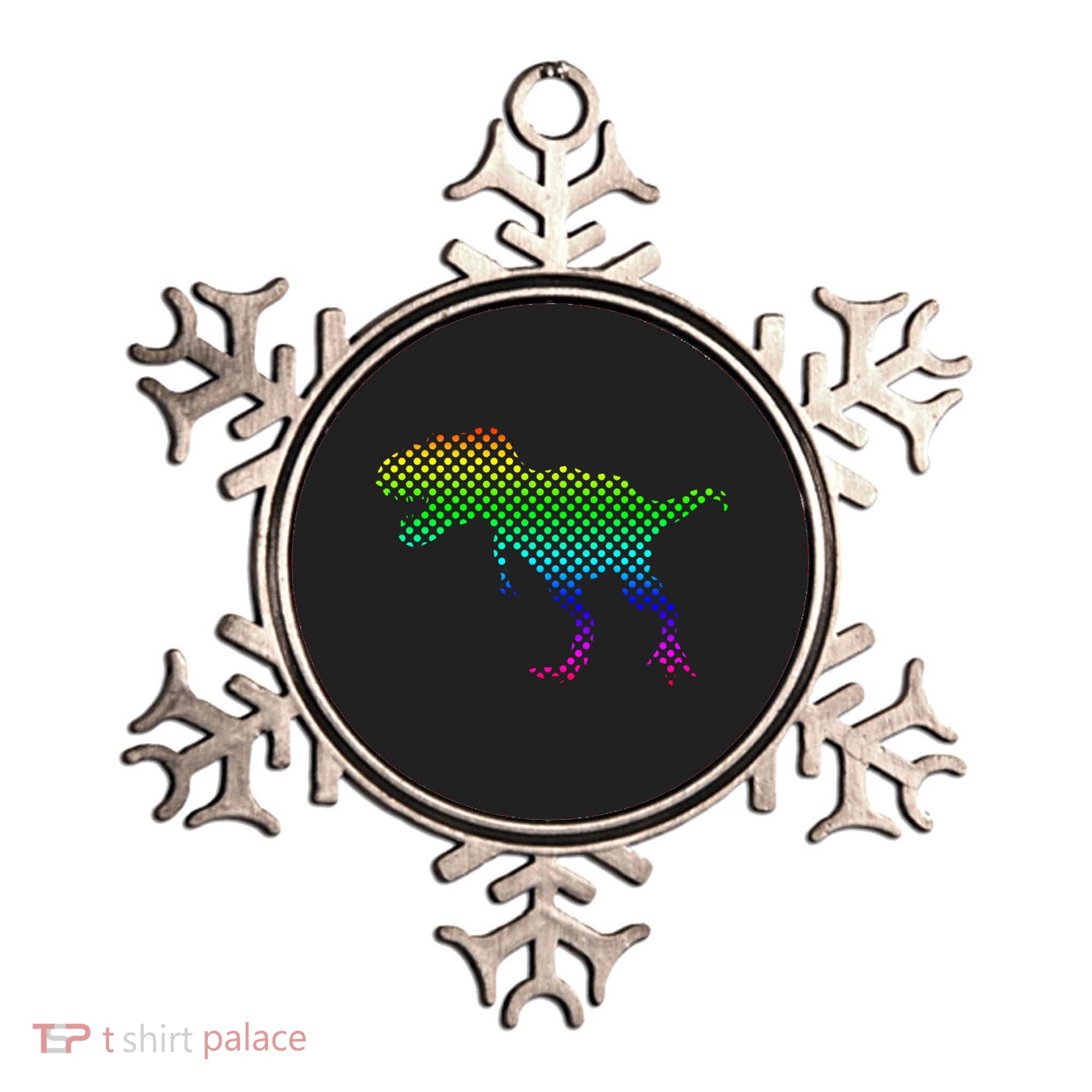 Dot Day Dinosaur TRex Ornament