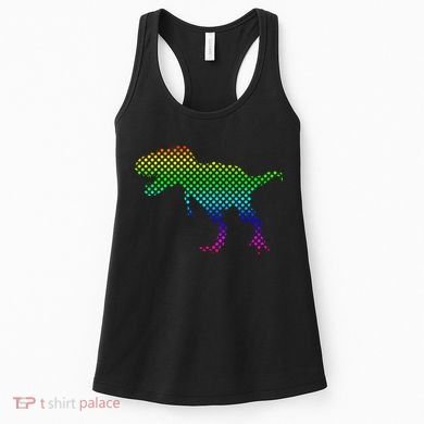 Dot Day Dinosaur TRex Women's Tank Top