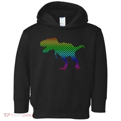 Dot Day Dinosaur TRex Toddler Hoodie