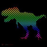 Dot Day Dinosaur TRex Toddler T-Shirt thumb 4