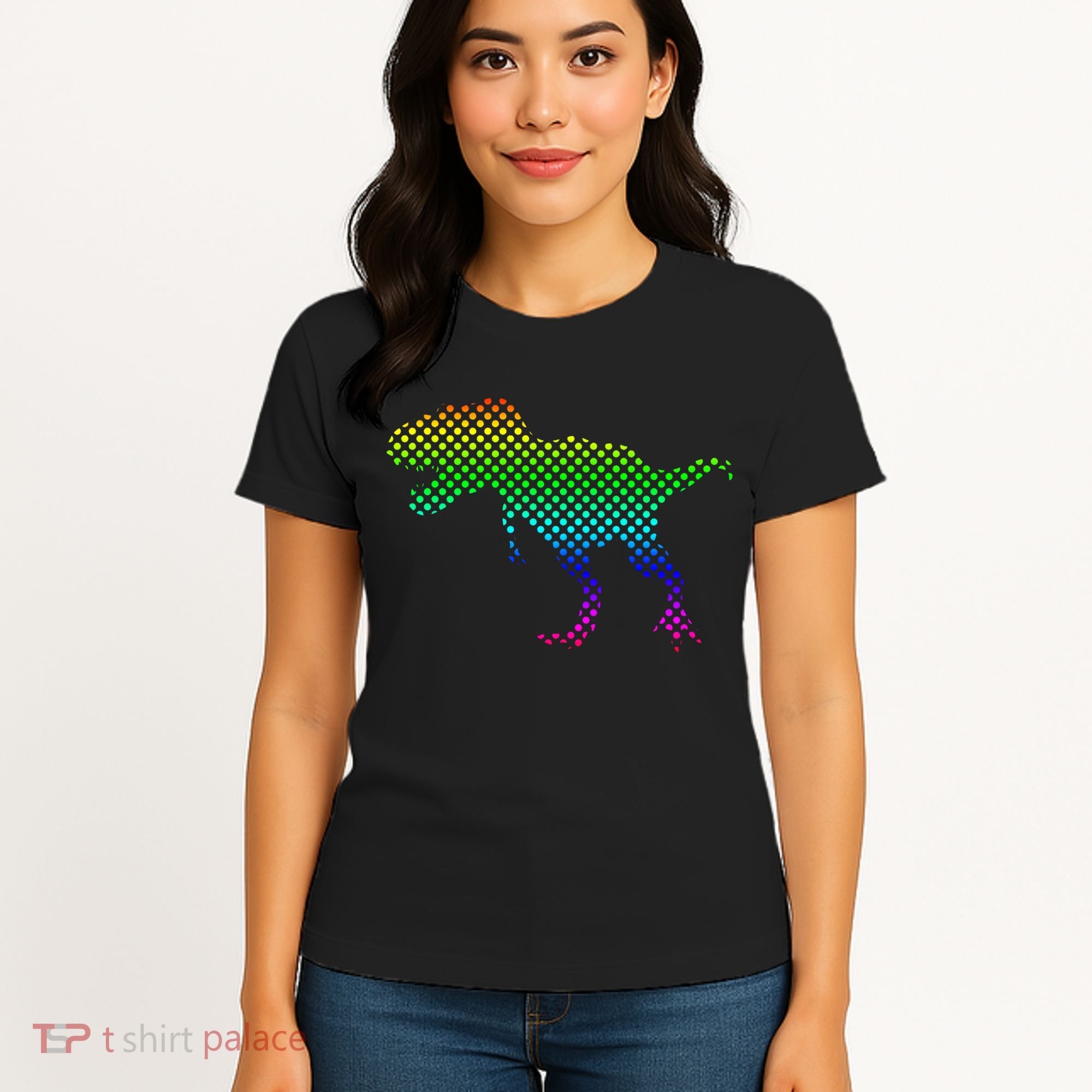 Dot Day Dinosaur TRex Women's T-Shirt