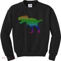Dot Day Dinosaur TRex Kids Sweatshirt thumb 0