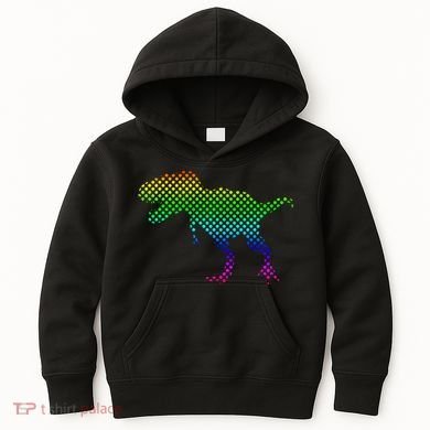 Dot Day Dinosaur TRex Kids Hoodie
