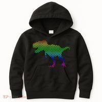 Dot Day Dinosaur TRex Kids Hoodie thumb 0