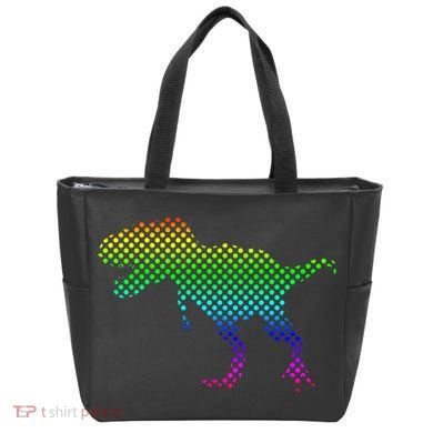 Dot Day Dinosaur TRex Tote Bag
