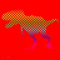 Dot Day Dinosaur TRex Santa Hat thumb 1