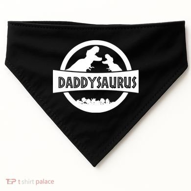 Daddy Dinosaur Daddysaurus USA-Made Doggie Bandana