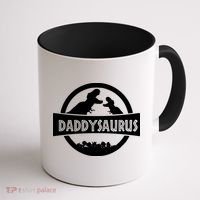 Daddy Dinosaur Daddysaurus Coffee Mug thumb 1