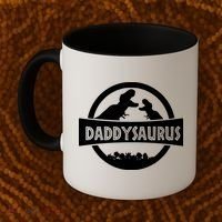 Daddy Dinosaur Daddysaurus Coffee Mug thumb 2