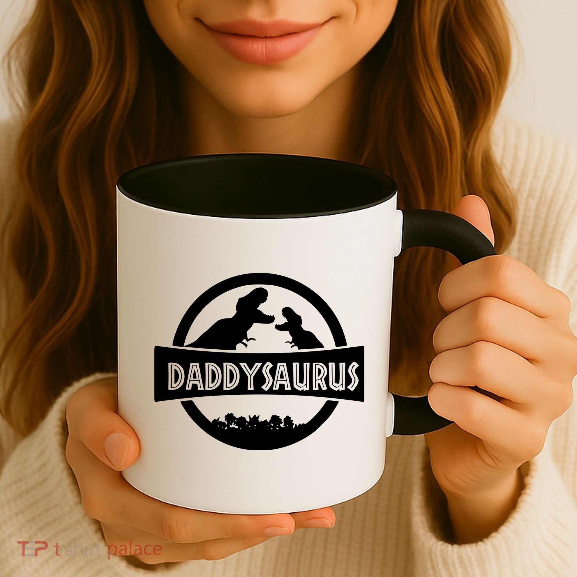 Daddy Dinosaur Daddysaurus Coffee Mug