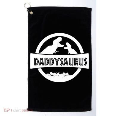 Daddy Dinosaur Daddysaurus Golf Towel