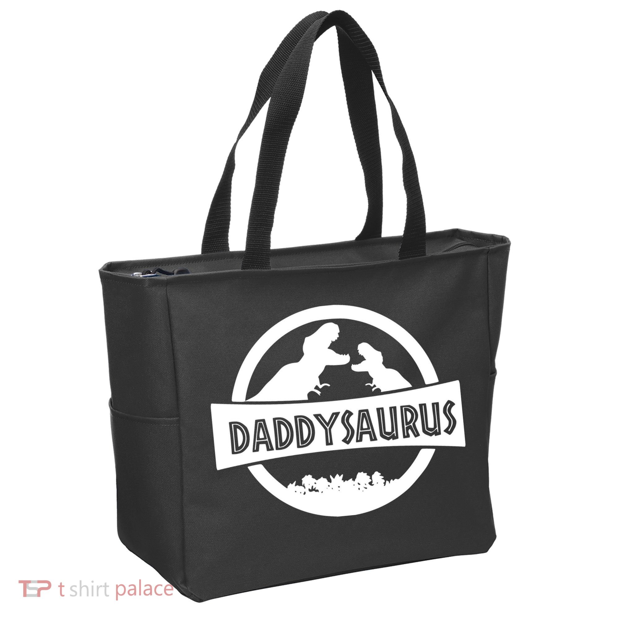 Daddy Dinosaur Daddysaurus Tote Bag