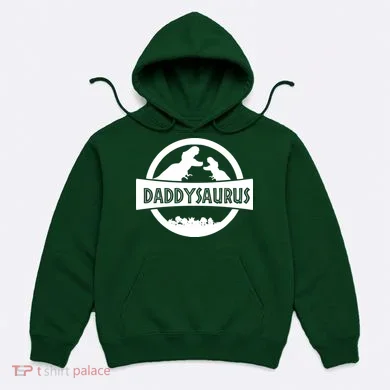Daddy Dinosaur Daddysaurus Hoodie