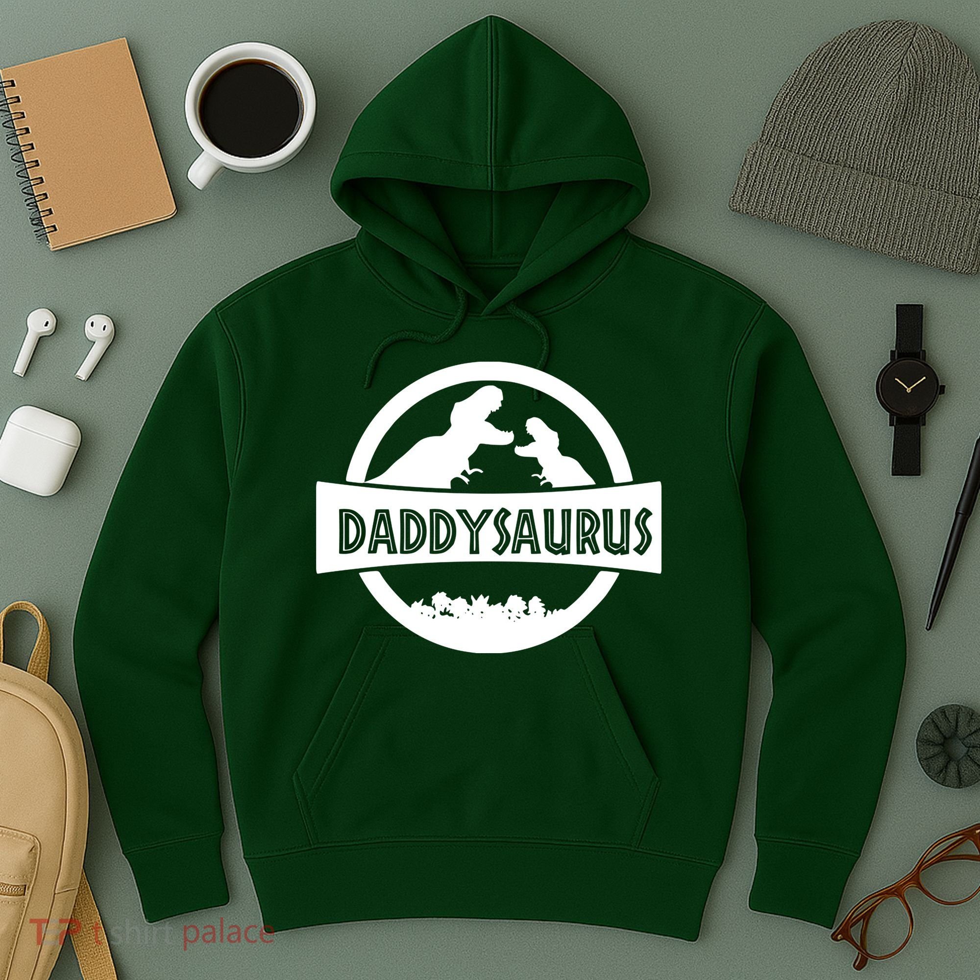 Daddy Dinosaur Daddysaurus Hoodie