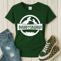 Daddy Dinosaur Daddysaurus Women's T-Shirt thumb 3