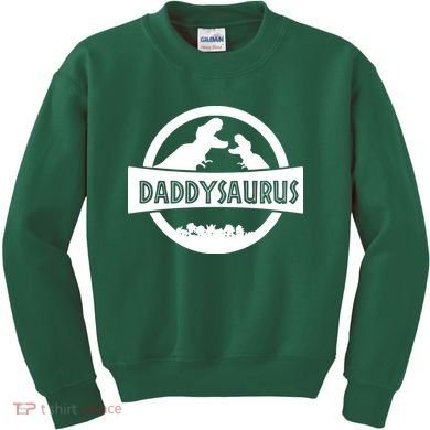 Daddy Dinosaur Daddysaurus Kids Sweatshirt