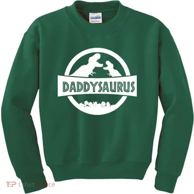 Daddy Dinosaur Daddysaurus Kids Sweatshirt