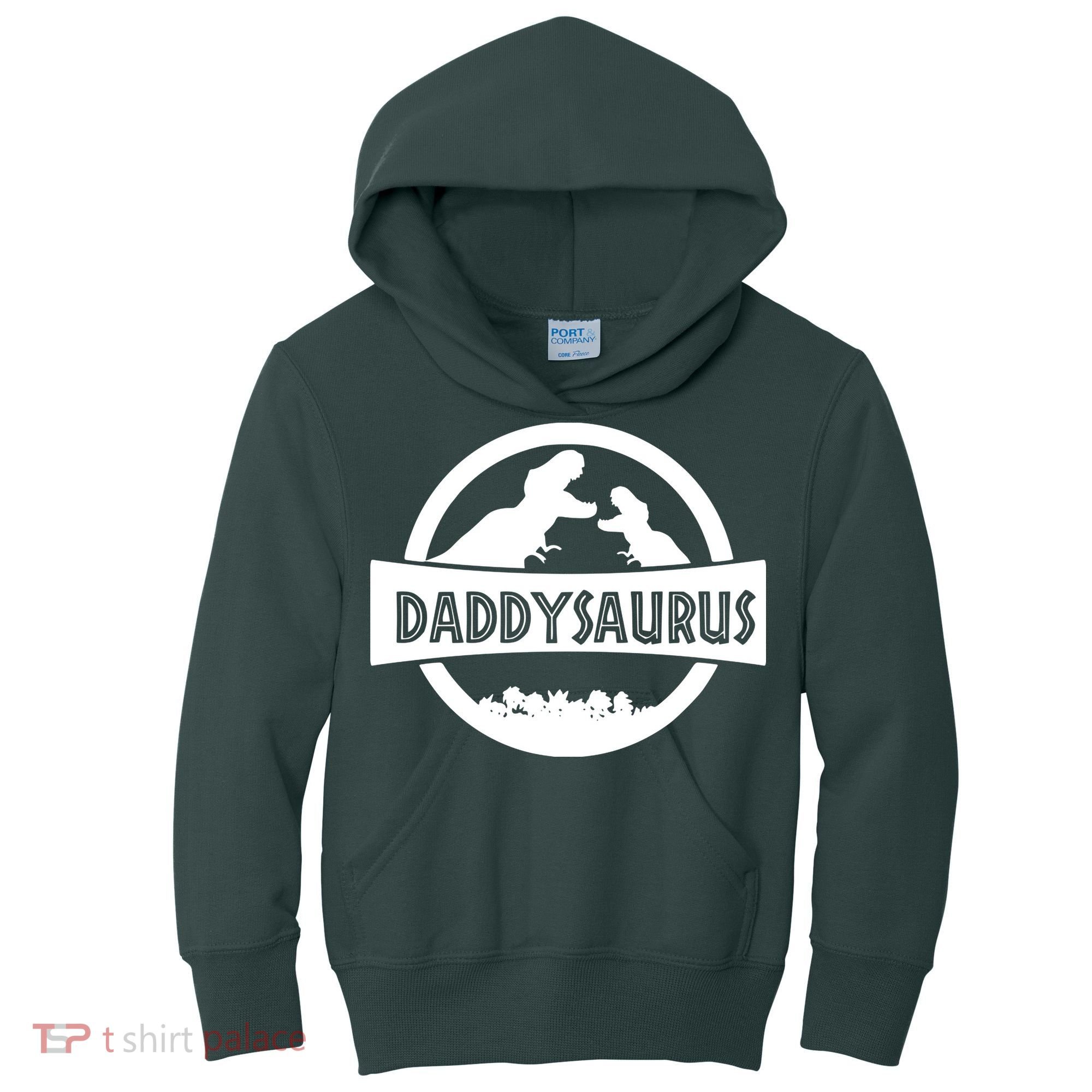 Daddy Dinosaur Daddysaurus Kids Hoodie