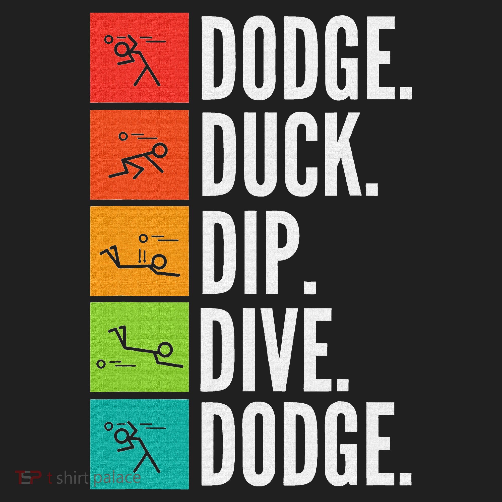 Duck Dip Dive I Ball Games I Funny Dodgeball Women's Sweatshirt