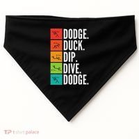 Duck Dip Dive I Ball Games I Funny Dodgeball USA-Made Doggie Bandana thumb 0