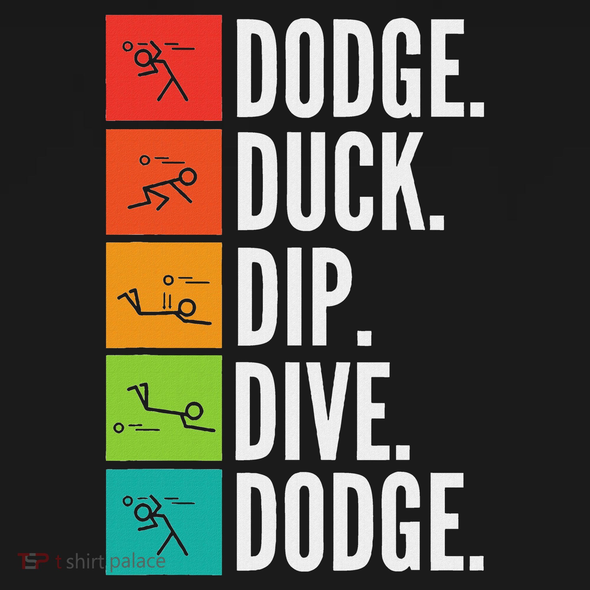 Duck Dip Dive I Ball Games I Funny Dodgeball Apron