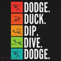 Duck Dip Dive I Ball Games I Funny Dodgeball Sweatshirt thumb 3