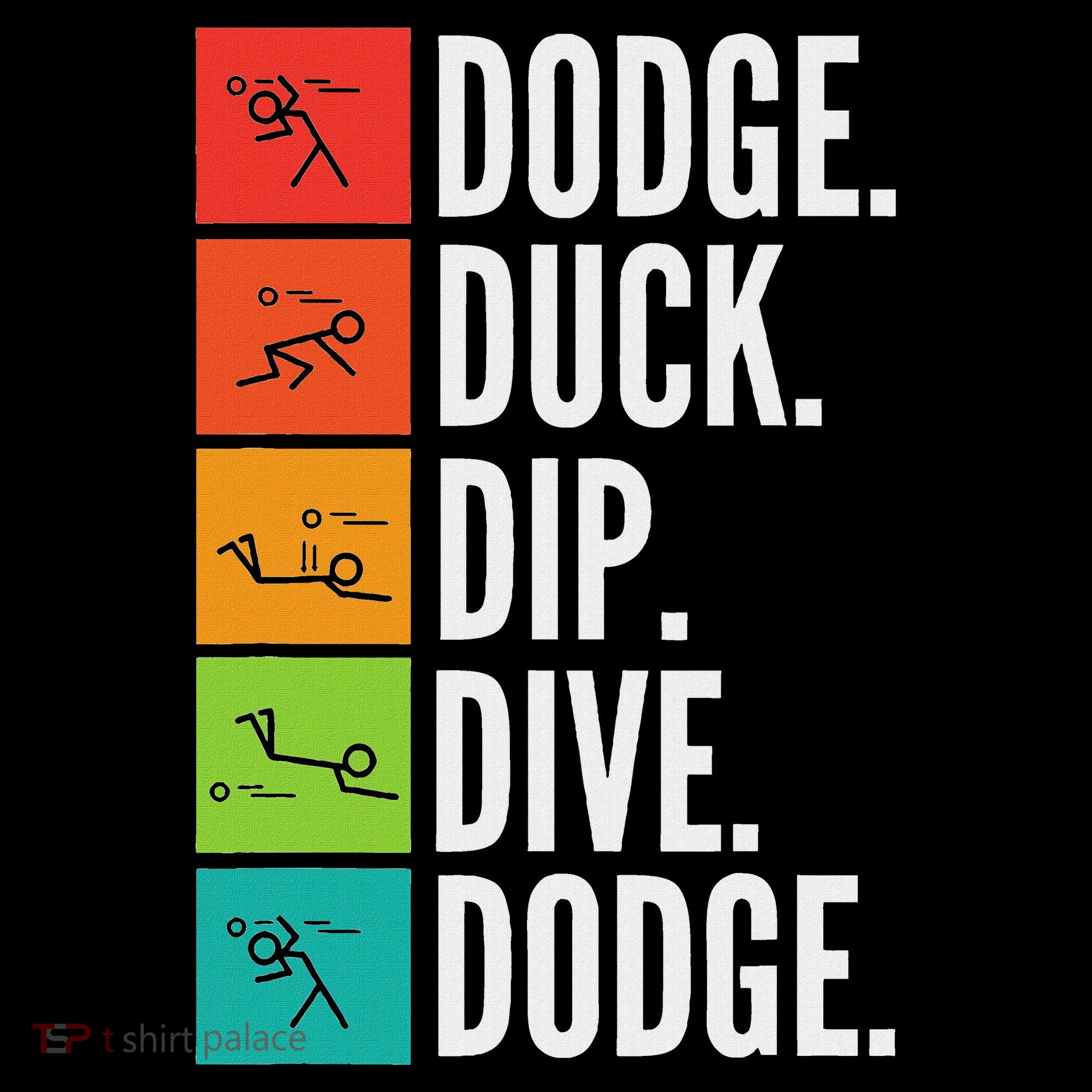 Duck Dip Dive I Ball Games I Funny Dodgeball Women's Hoodie