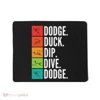Duck Dip Dive I Ball Games I Funny Dodgeball Mousepad thumb 0