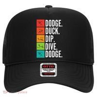 Duck Dip Dive I Ball Games I Funny Dodgeball Hat thumb 0