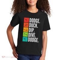 Duck Dip Dive I Ball Games I Funny Dodgeball Kids T-Shirt thumb 2
