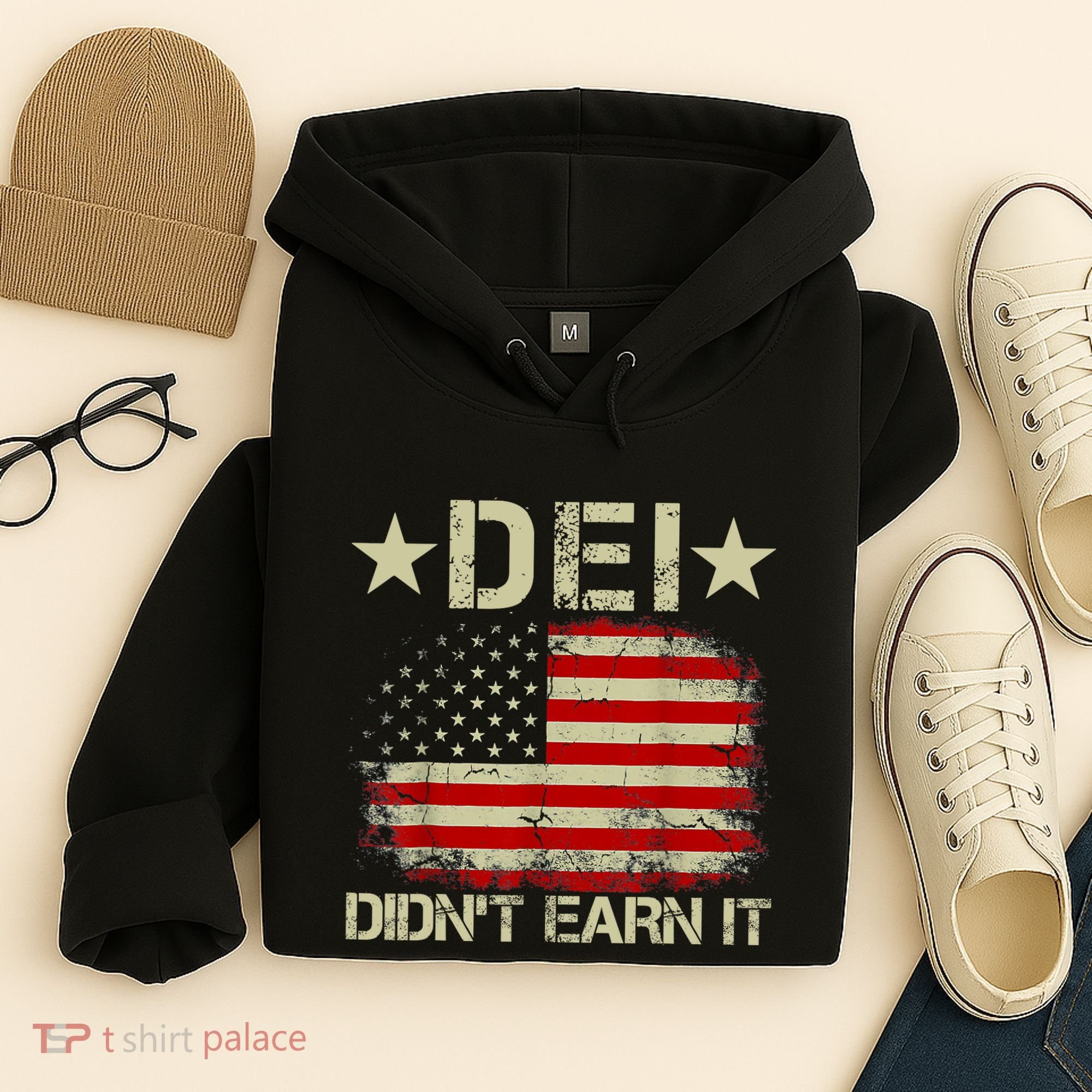 Dei Dei DidnT Earn It Joke Funny Hoodie