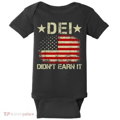 Dei Dei DidnT Earn It Joke Funny Baby Bodysuit