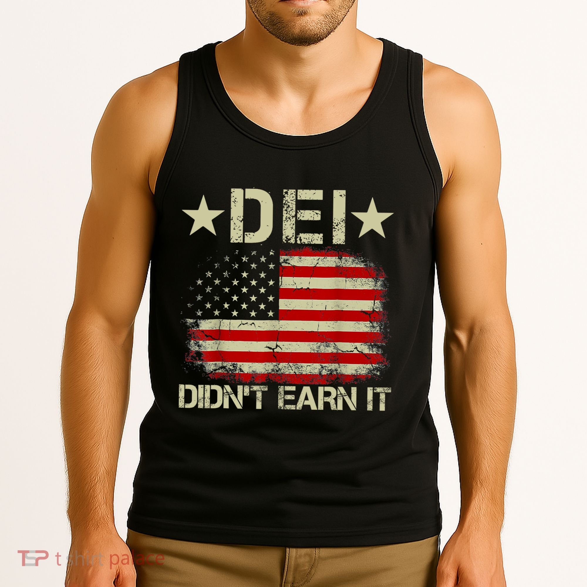 Dei Dei DidnT Earn It Joke Funny Tank Top