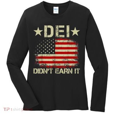 Dei Dei DidnT Earn It Joke Funny Women's Long Sleeve Shirt