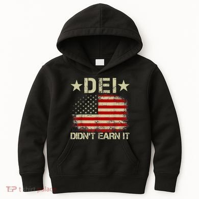 Dei Dei DidnT Earn It Joke Funny Kids Hoodie