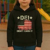 Dei Dei DidnT Earn It Joke Funny Kids Hoodie thumb 3