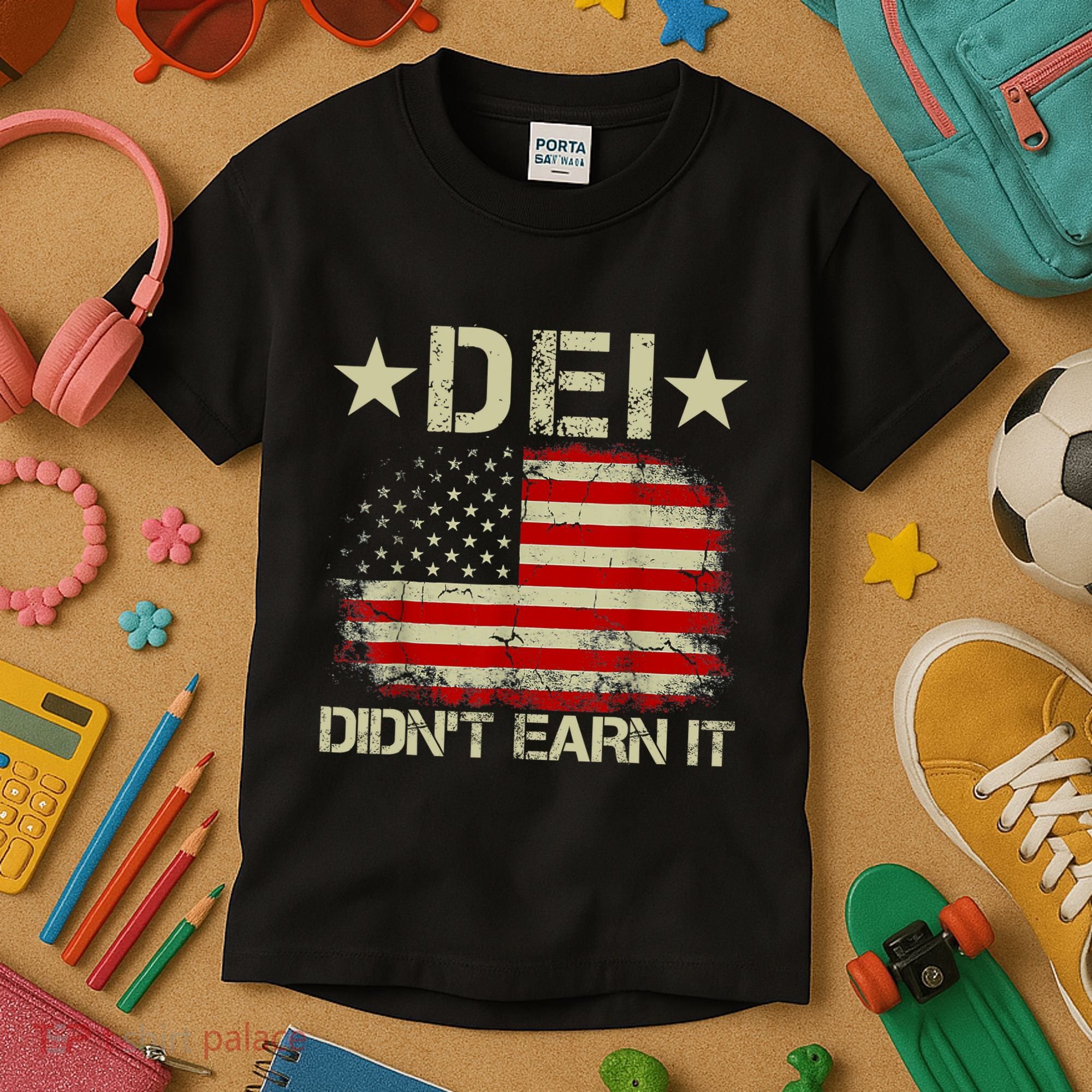 Dei Dei DidnT Earn It Joke Funny Kids T-Shirt