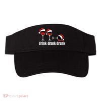 Drink Drank Drunk Funny Christmas Wine Grammar Visor thumb 0