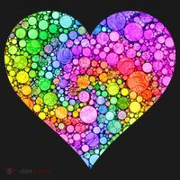 Dot Day Dotted Colorful Heart Of Dots T-Shirt thumb 7