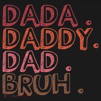 Dada Daddy Dad Bruh Funny Fatherhood Timeline Fathers Day Coaster thumb 2