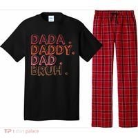Dada Daddy Dad Bruh Funny Fatherhood Timeline Fathers Day Pajama Set thumb 0