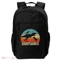 Daddy Dinosaur Daddysaurus 2 Two Christmas For Dad Backpack thumb 0