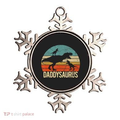 Daddy Dinosaur Daddysaurus 2 Two Christmas For Dad Ornament