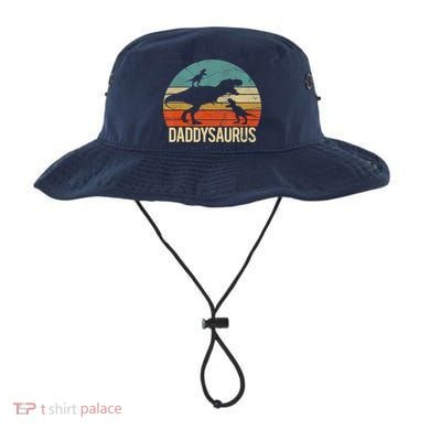Daddy Dinosaur Daddysaurus 2 Two Christmas For Dad Bucket Hat