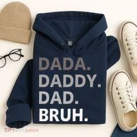 Dada Daddy Dad Bruh Fathers Day Funny Father Hoodie thumb 4