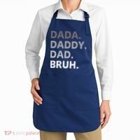 Dada Daddy Dad Bruh Fathers Day Funny Father Apron thumb 2