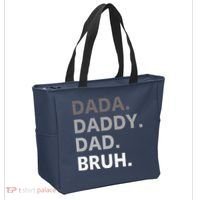 Dada Daddy Dad Bruh Fathers Day Funny Father Tote Bag thumb 2