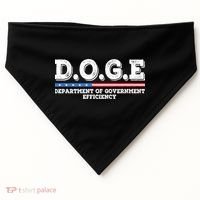 Doge D.O.G.E. Department Of Government Efficiency USA-Made Doggie Bandana thumb 0